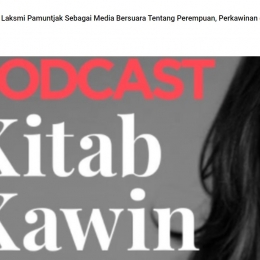 Buku dan Podcast Laksmi Pamuntjak Sebagai Media Bersuara Tentang Perempuan, Perkawinan dan Isu-Isu Sosial
